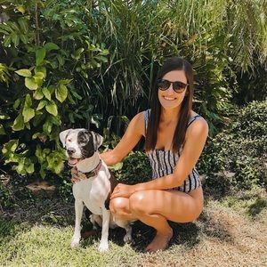 Aerie black one piece bikini snap down sexy extra small XS